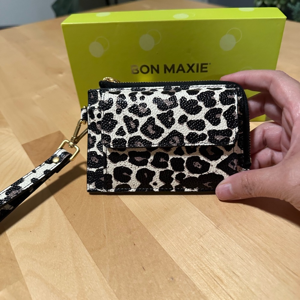 Bon Maxie Leopard Print Wallet